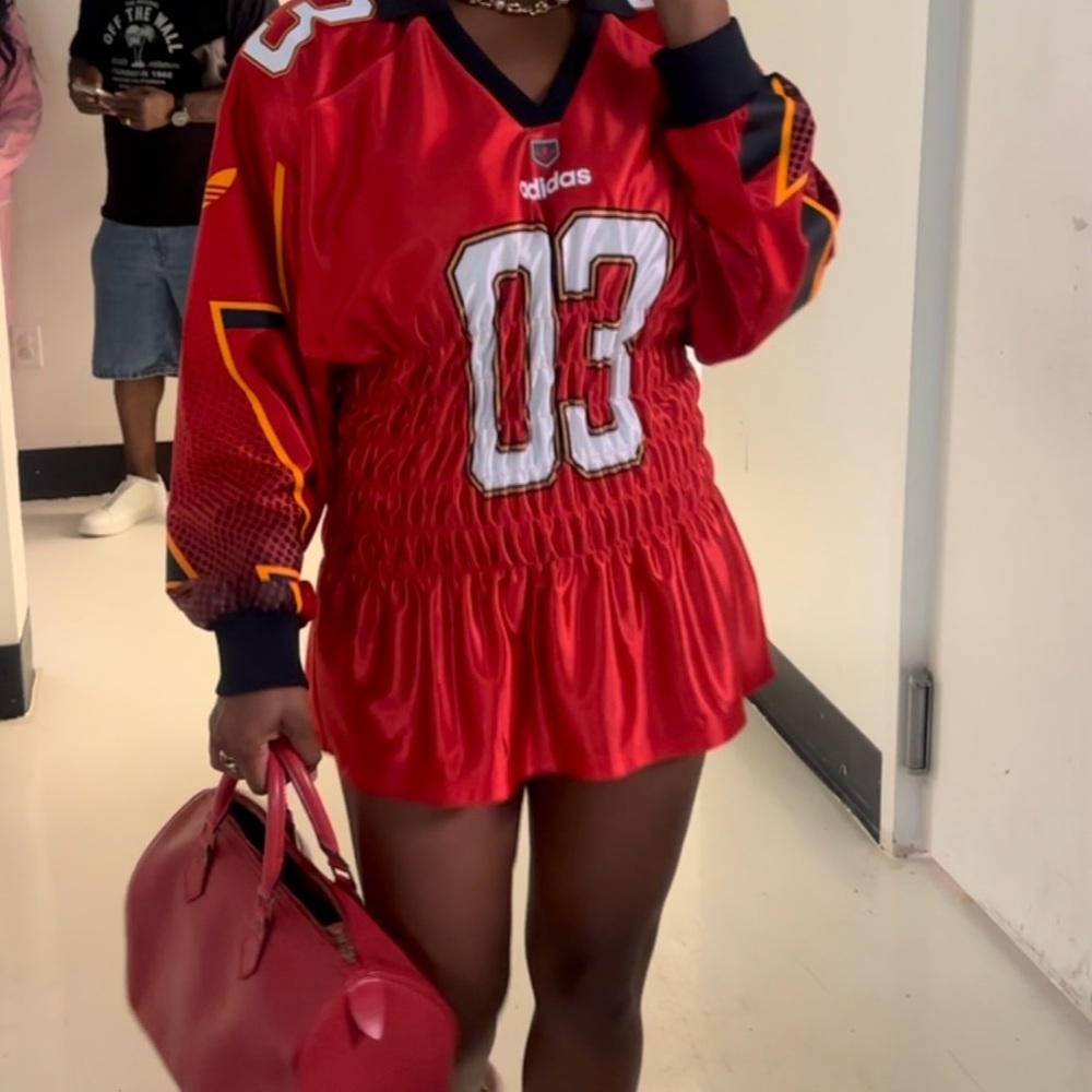 Adidas Red Women's Jersey Top
